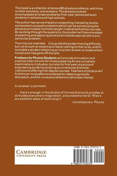 Produktbild: Problems for Physics Students
