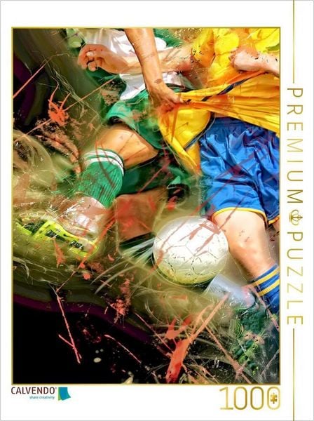 Produktbild: CALVENDO Puzzle Fu&szlig;ball 1000 Teile Lege-Gr&ouml;&szlig;e 480 x 640 cm Foto-Puzzle Bild von Peter Roder