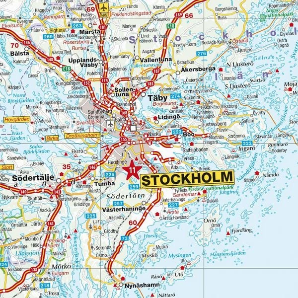 Produktbild: MARCO POLO Reisekarte Schweden 1:900.000