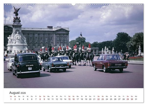 Produktbild: London - Vintage Views (hochwertiger Premium Wandkalender 2026 DIN A2 quer), Kunstdruck in Hochglanz