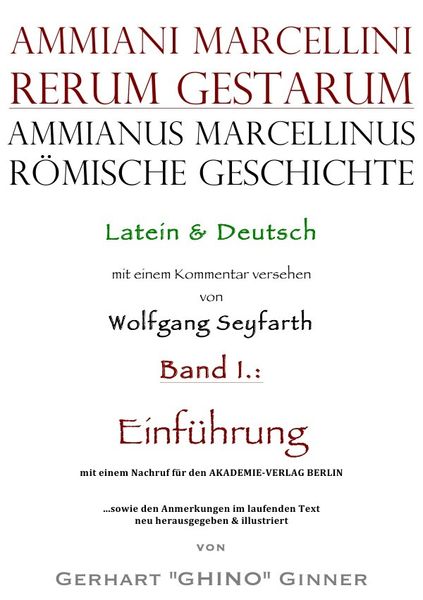 Ammianus Marcellinus, Römische Geschichte / Ammianus Marcellinus römische Geschichte