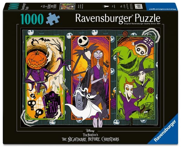 Produktbild: Erwachsenenpuzzle 1000 Teile - The Nightmare Before Christmas