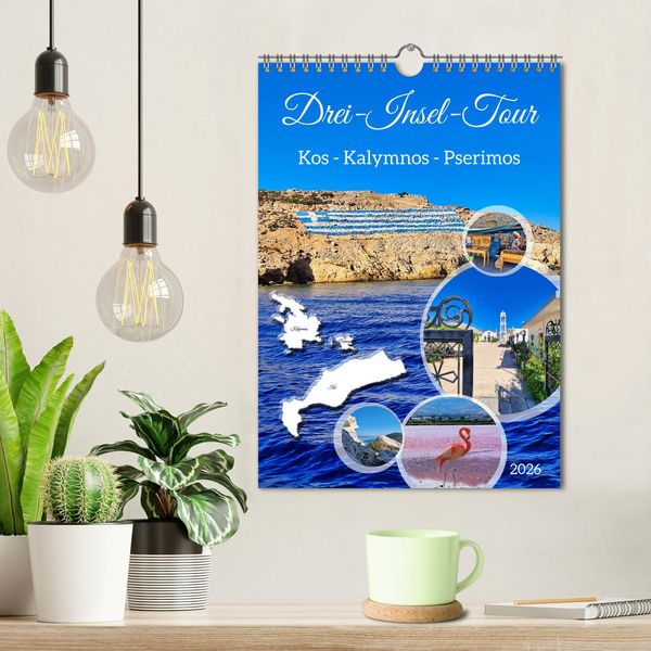Produktbild: Drei-Insel-Tour (Wandkalender 2026 DIN A4 hoch), CALVENDO Monatskalender