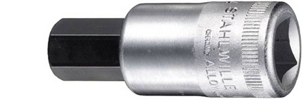 Produktbild: Stahlwille 54 4 03050004 Innen-Sechskant Steckschl&uuml;ssel-Bit-Einsatz 4mm 1/2\" (12.5 mm)