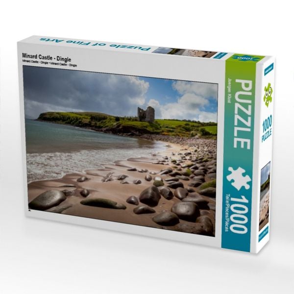CALVENDO Puzzle Minard Castle - Dingle | 1000 Teile Lege-Größe 64x48cm Foto-Puzzle für glückliche Stunden
