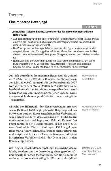 Corpus Delicti Ein Prozess 'Lektürehilfen Juli Zeh, Corpus Delicti. Ein Prozess' - 'Nach Verlagen