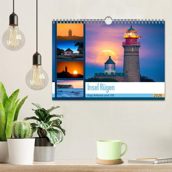Produktbild: Insel R&uuml;gen - Kap Arkona und Vitt (Wandkalender 2026 DIN A4 quer), CALVENDO Monatskalender