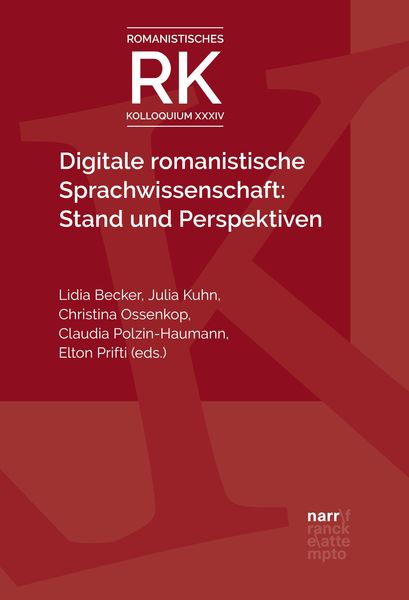 Produktbild: Digitale romanistische Sprachwissenschaft: Stand und Perspektiven