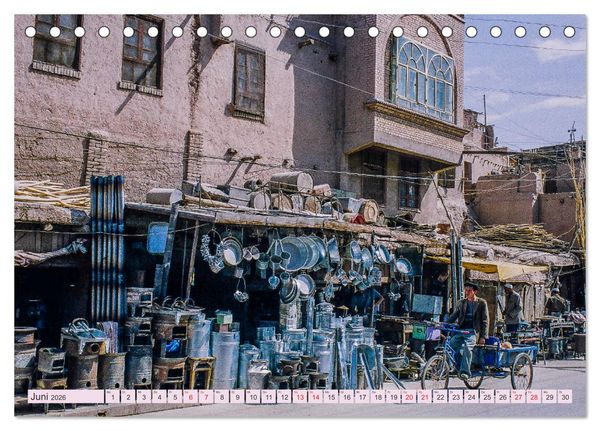 Produktbild: Seidenstra&szlig;e - Khiva bis Lanzhou (Tischkalender 2026 DIN A5 quer), CALVENDO Monatskalender
