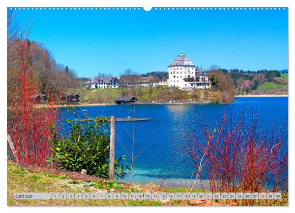 Produktbild: Rund um den Fuschlsee (Wandkalender 2026 DIN A2 quer), CALVENDO Monatskalender