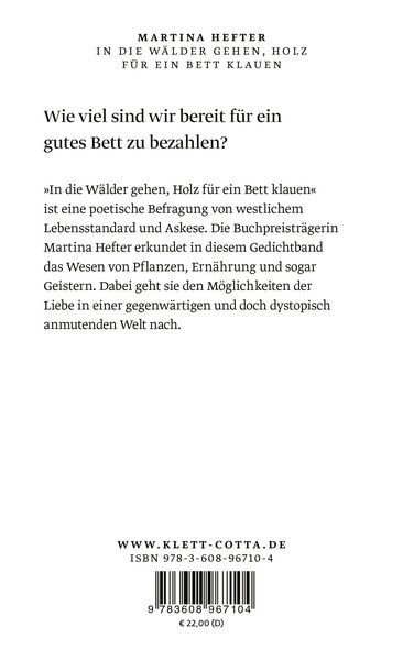 Produktbild: In die W&auml;lder gehen, Holz f&uuml;r ein Bett klauen