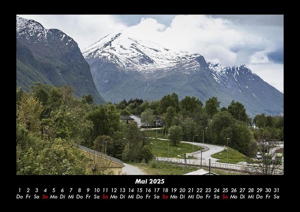 Produktbild: Landschaftskalender 2025 Fotokalender DIN A3
