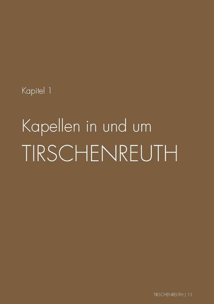 Produktbild: Kapellen im Landkreis Tirschenreuth
