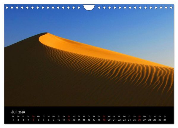Produktbild: SAHARA (Wandkalender 2026 DIN A4 quer), CALVENDO Monatskalender