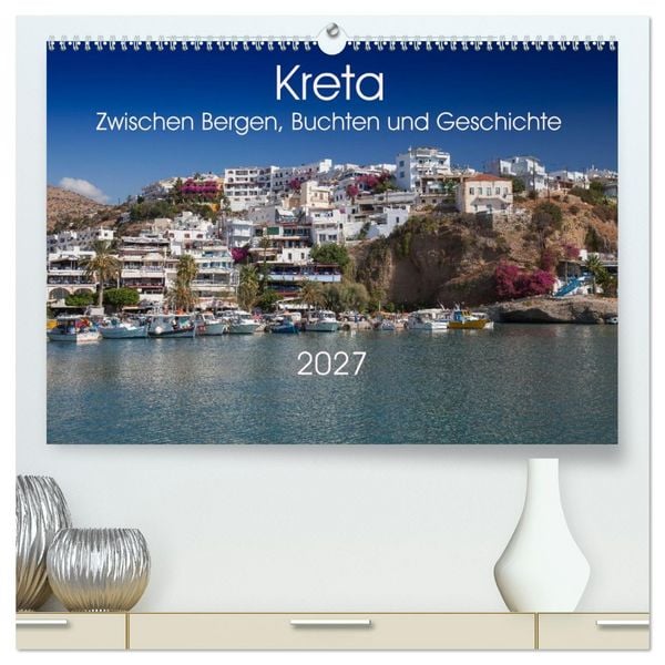Produktbild: Kreta &ndash; Zwischen Bergen, Buchten und Geschichte (hochwertiger Premium Wandkalender 2027 DIN A2 quer), Kunstdruck in Hochglanz