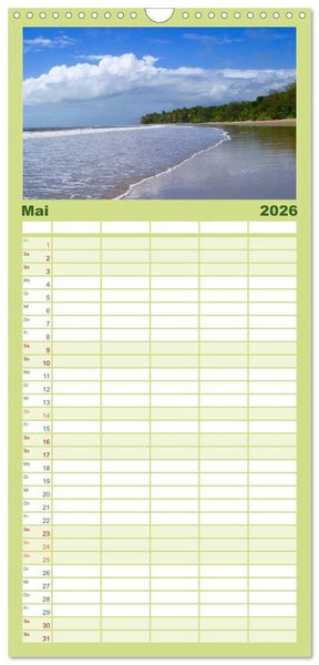 Produktbild: Familienplaner 2026 - Australien mit 5 Spalten (Wandkalender, 21 x 45 cm) CALVENDO