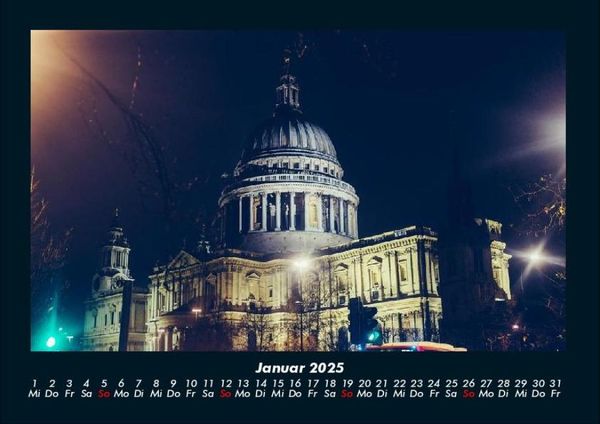 Produktbild: London 2025 Fotokalender DIN A4