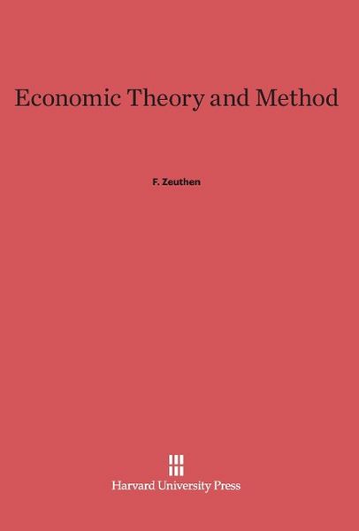 Produktbild: Economic Theory and Method