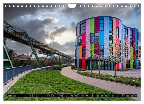 Produktbild: Wundersch&ouml;nes Wuppertal - Bezaubernde Orte in und am Rande der Stadt (Wandkalender 2026 DIN A4 quer), CALVENDO Monatskalender