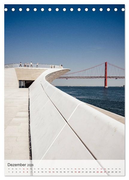 Produktbild: Lissabon Perspektiven (Tischkalender 2026 DIN A5 hoch), CALVENDO Monatskalender