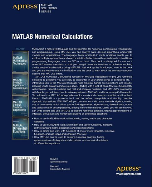 Produktbild: MATLAB Numerical Calculations