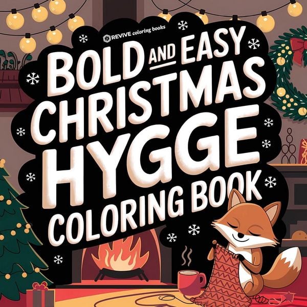 Produktbild: Bold & Easy Christmas Hygge Coloring Book