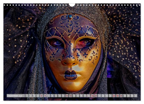 Produktbild: neunziggrad I photoart: venezia carnevale (Wandkalender 2026 DIN A3 quer), CALVENDO Monatskalender