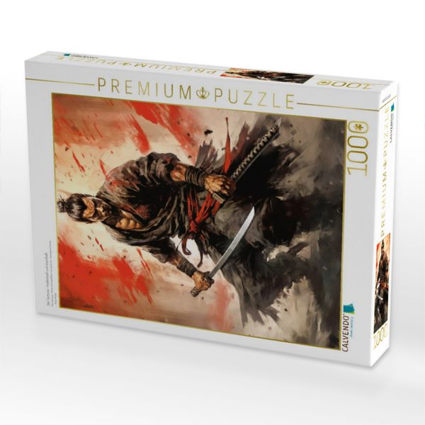 Produktbild: CALVENDO Puzzle Der Samurai - heldenhaft und standhaft | 1000 Teile Lege-Gr&ouml;&szlig;e 64x48cm Foto-Puzzle f&uuml;r gl&uuml;ckliche Stunden