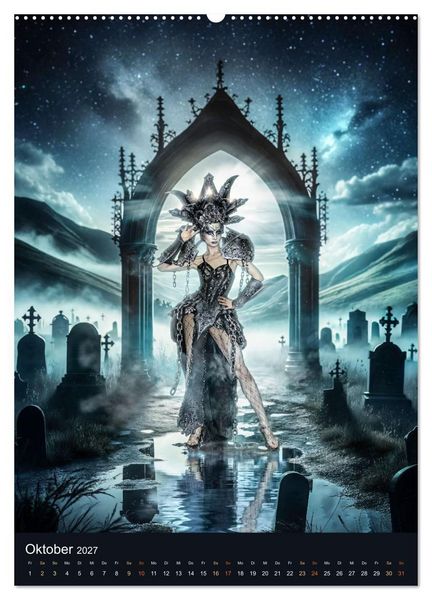 Produktbild: Bodypainting Adventures (hochwertiger Premium Wandkalender 2027 DIN A2 hoch), Kunstdruck in Hochglanz