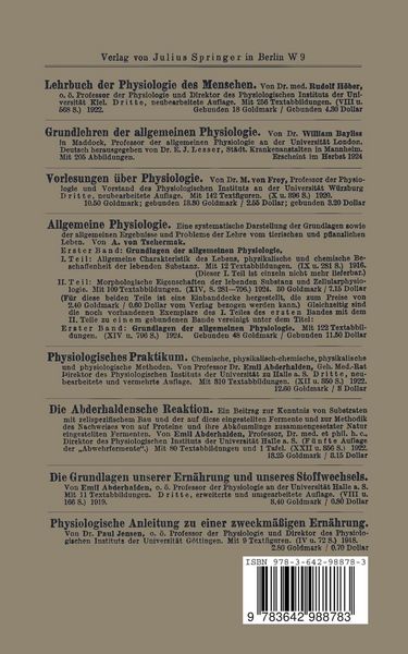 Produktbild: Praktische &Uuml;bungen in der Physiologie