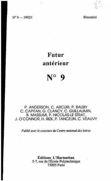 Produktbild: Futur Anterieur 8