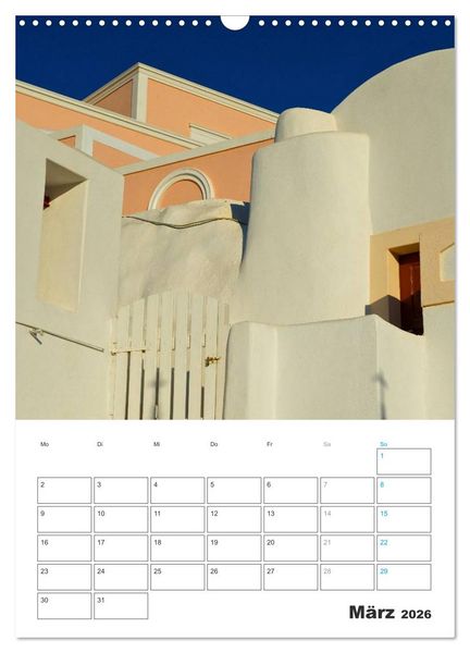 Produktbild: Santorin - Trauminsel Griechenlands (Wandkalender 2026 DIN A3 hoch), CALVENDO Monatskalender