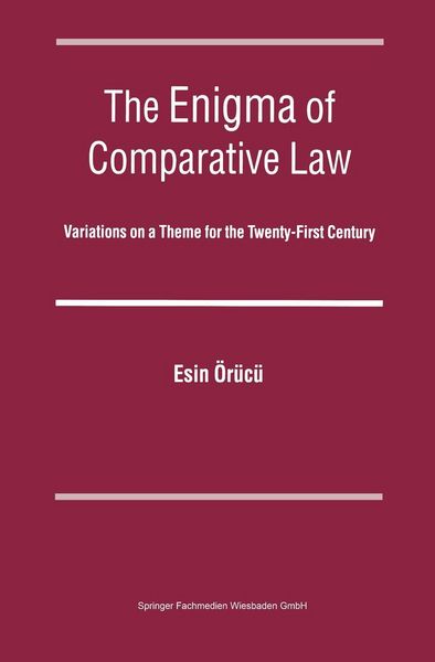 Produktbild: The Enigma of Comparative Law