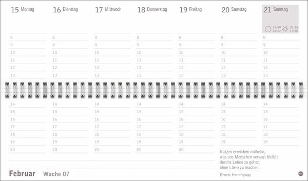 Produktbild: Gro&szlig;druck Wochenquerplaner 2027