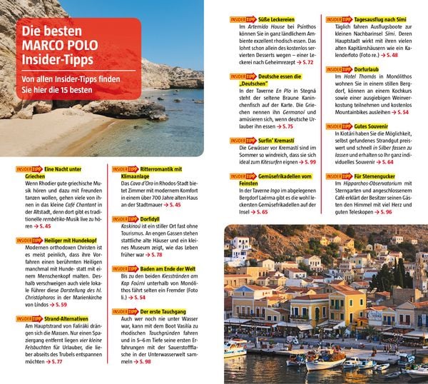 Produktbild: MARCO POLO Reisef&uuml;hrer Rhodos