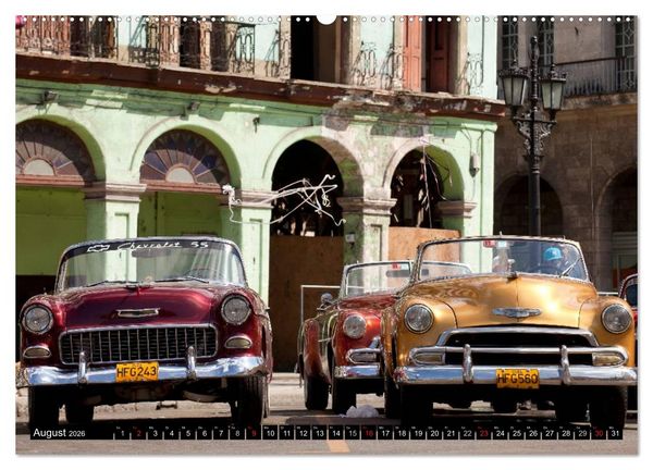 Produktbild: Classic Cars of Cuba (Wandkalender 2026 DIN A2 quer), CALVENDO Monatskalender