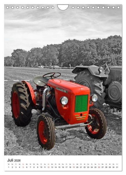 Produktbild: Alte Traktoren Nostalgie pur (Wandkalender 2026 DIN A4 hoch), CALVENDO Monatskalender
