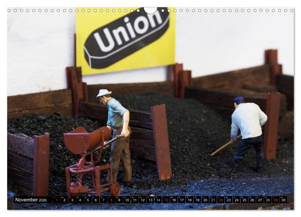 Produktbild: Kleine Bahnwelt in Spur 1 (Wandkalender 2026 DIN A3 quer), CALVENDO Monatskalender