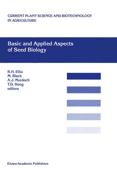 Produktbild: Basic and Applied Aspects of Seed Biology