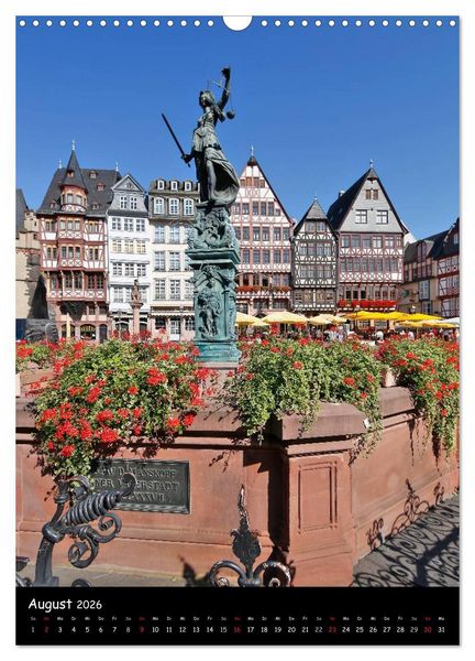 Produktbild: Frankfurt Highlights (Wandkalender 2026 DIN A3 hoch), CALVENDO Monatskalender