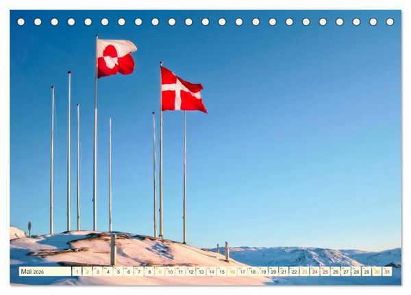 Produktbild: Reise nach Gr&ouml;nland (Tischkalender 2026 DIN A5 quer), CALVENDO Monatskalender
