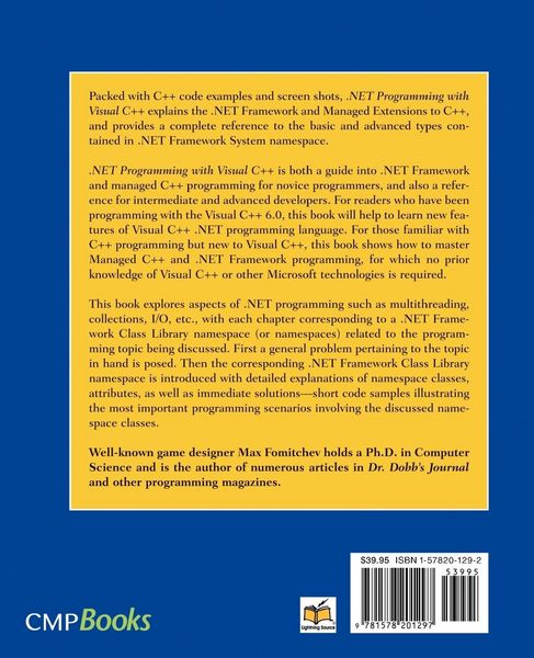 Produktbild: .NET Programming with Visual C++