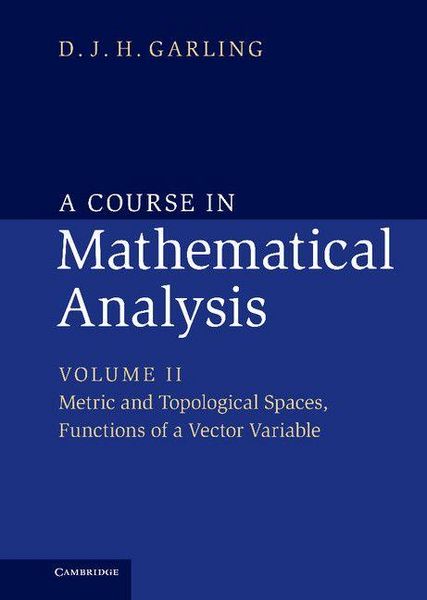 Produktbild: A Course in Mathematical Analysis