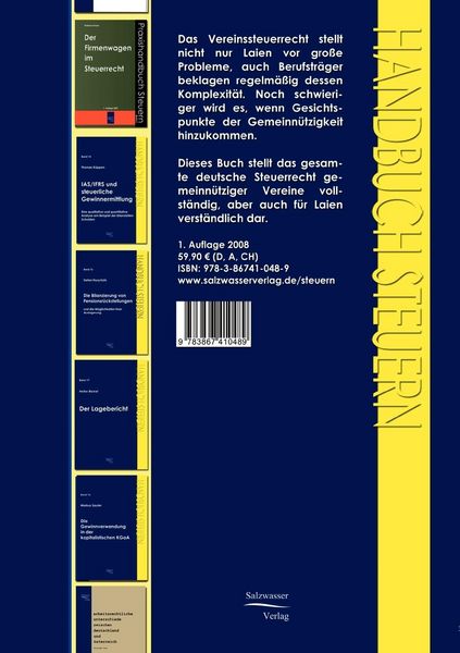 Produktbild: Die Besteuerung gemeinn&uuml;tziger Vereine