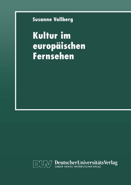 Produktbild: Kultur im europ&auml;ischen Fernsehen