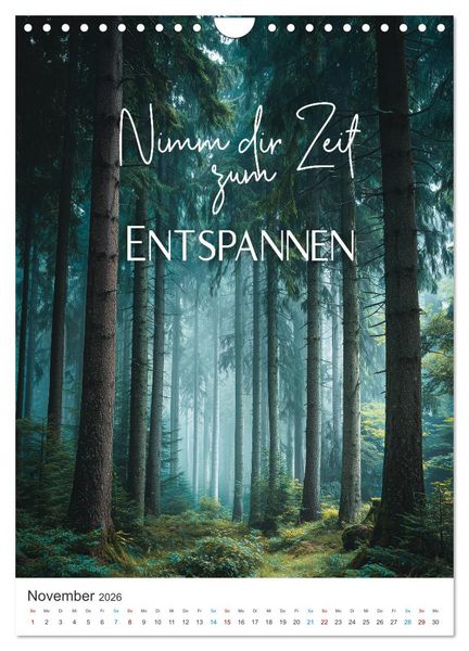 Produktbild: Die Kraft der Worte (Wandkalender 2026 DIN A4 hoch), CALVENDO Monatskalender