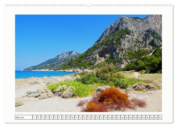 Produktbild: Samos - gr&uuml;ne Perle in der &Auml;g&auml;is (hochwertiger Premium Wandkalender 2026 DIN A2 quer), Kunstdruck in Hochglanz