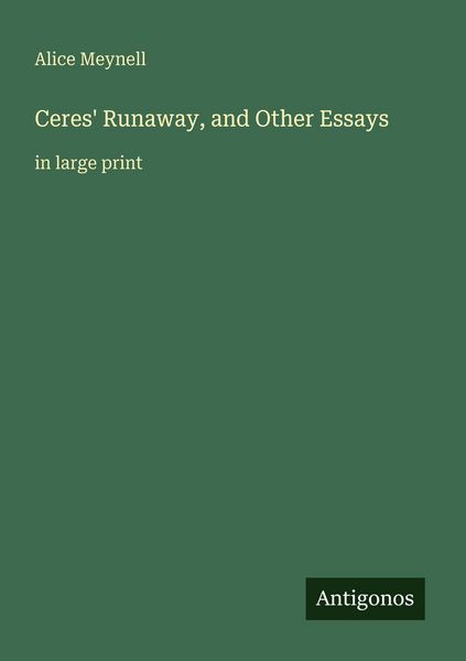 Produktbild: Ceres' Runaway, and Other Essays