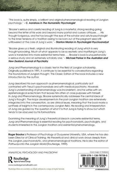 Produktbild: Jung and Phenomenology