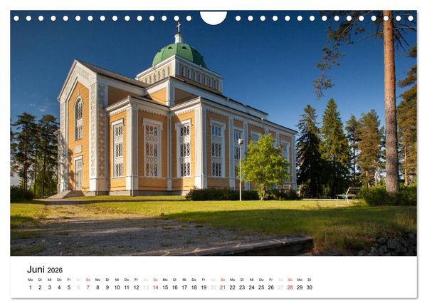 Produktbild: Finnland: Land der 1000 Seen (Wandkalender 2026 DIN A4 quer), CALVENDO Monatskalender